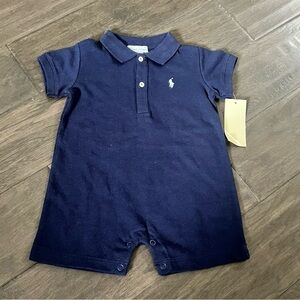 Polo Ralph Lauren kids MWT NAVY BLUE ONESIE